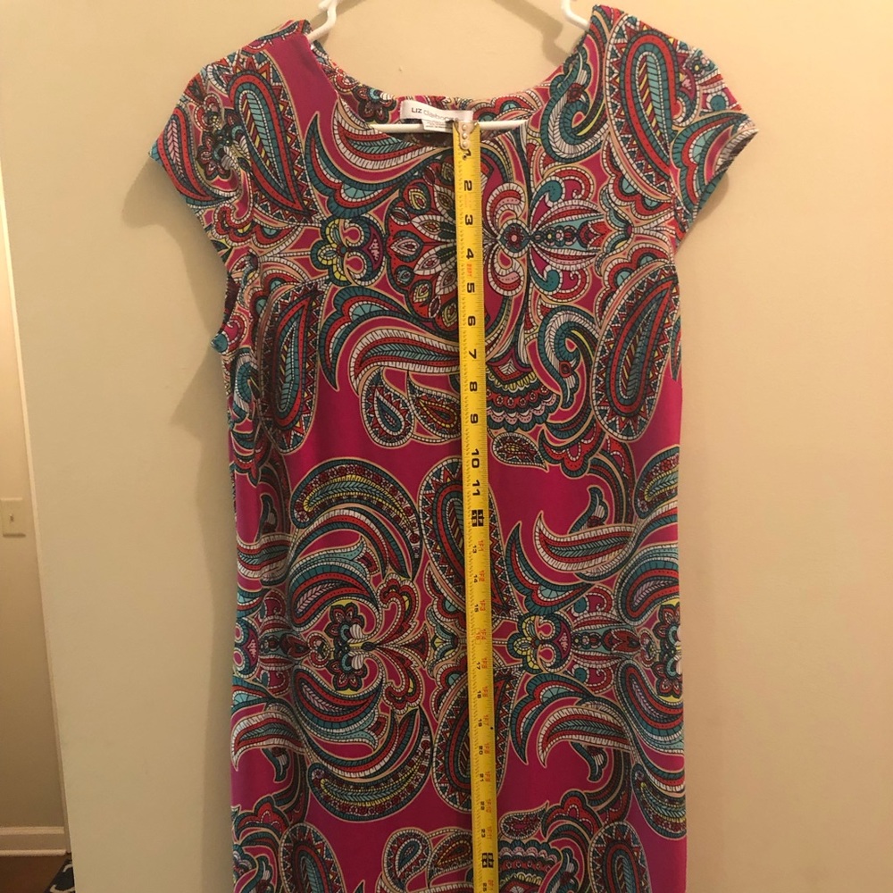 Gorgeous pink and paisley Liz Claiborne dress. New